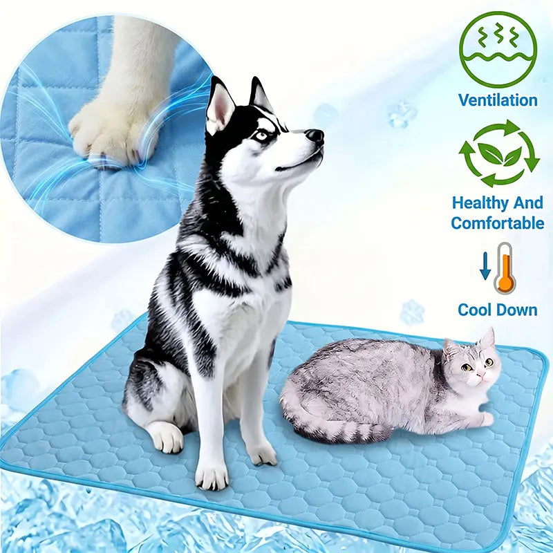 Tapis rafraîchissant pour chien et chat – Idéal pour l'été