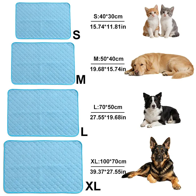 Tapis rafraîchissant pour chien et chat – Idéal pour l'été