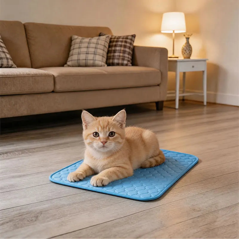 Tapis rafraîchissant pour chien et chat – Idéal pour l'été