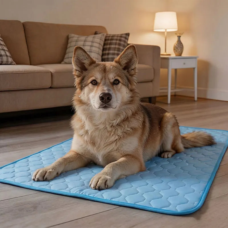 Tapis rafraîchissant pour chien et chat – Idéal pour l'été
